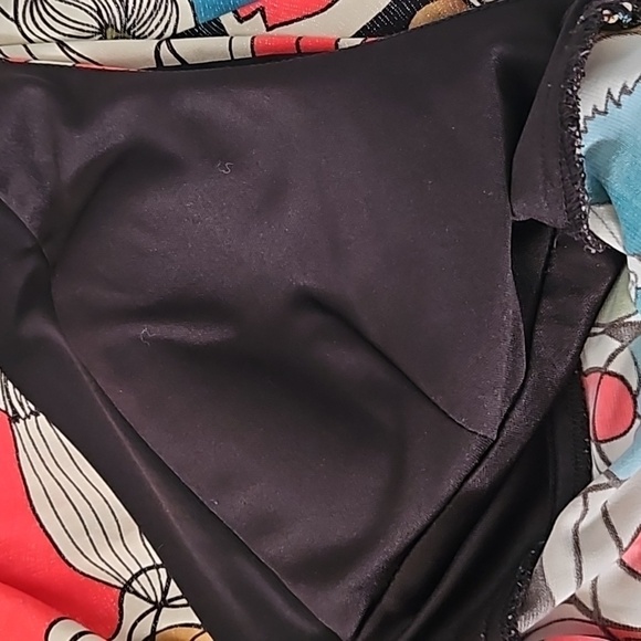 Studio Y Retro Coral, Turquoise, and Brown Halter Dress - Picture 10 of 12